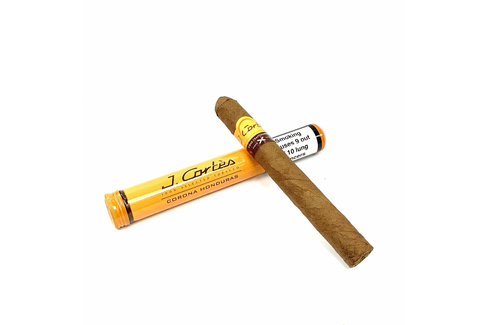 J Cortes Corona Honduras Single Tubed Cigar (Orange)