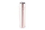 Metallic Brushed Chrome Clipper Lighter