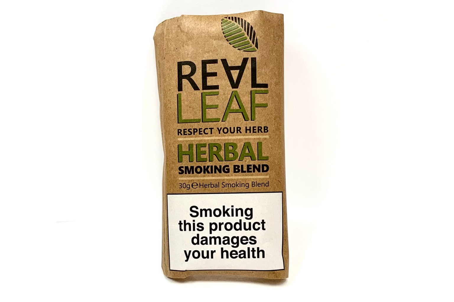 real leaf herbal tobacco Real Leaf Herbal Smoking Blend Pouch 30g