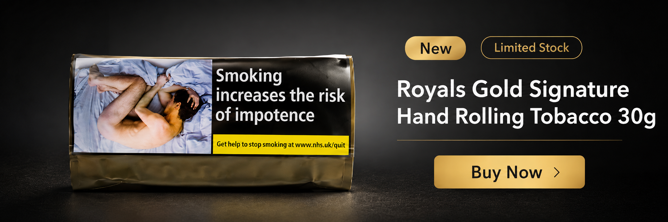 Royals Gold Signature Hand Rolling Tobacco 30g